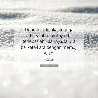 Lukas 1:64 Ayat Alkitab Dijelaskan