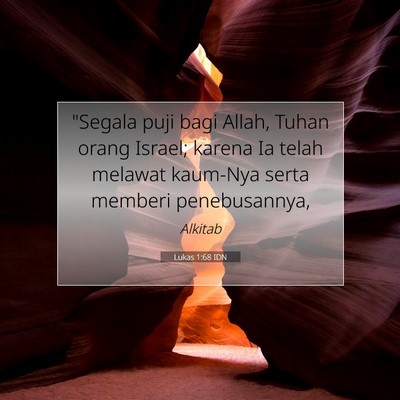 Lukas 1:68 Ayat Alkitab Dijelaskan