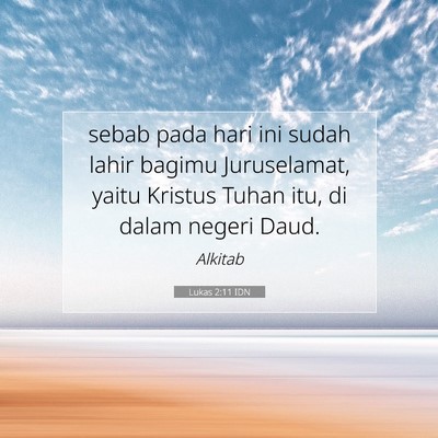 Lukas 2:11 IDN Gambar Ayat Alkitab
