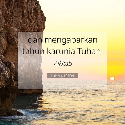 Lukas 4:19 Ayat Alkitab Dijelaskan