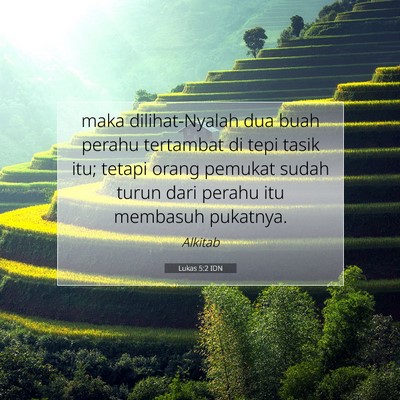 Lukas 5:2 Ayat Alkitab Dijelaskan