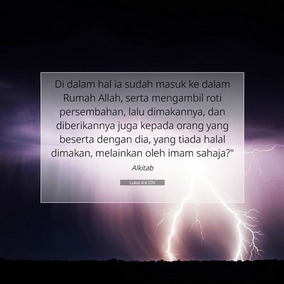 Lukas 6:4 Ayat Alkitab Dijelaskan