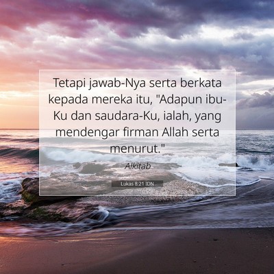 Lukas 8:21 IDN Gambar Ayat Alkitab