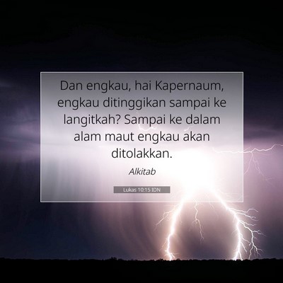 Lukas 10:15 IDN Gambar Ayat Alkitab