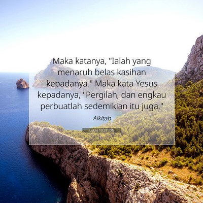Lukas 10:37 Ayat Alkitab Dijelaskan