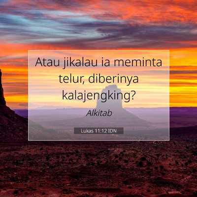 Lukas 11:12 Ayat Alkitab Dijelaskan