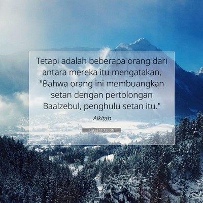 Lukas 11:15 Ayat Alkitab Dijelaskan