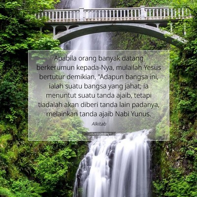 Lukas 11:29 IDN Gambar Ayat Alkitab