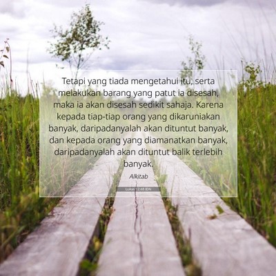 Lukas 12:48 Ayat Alkitab Dijelaskan