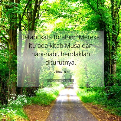 Lukas 16:29 IDN Gambar Ayat Alkitab