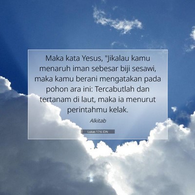 Lukas 17:6 Ayat Alkitab Dijelaskan