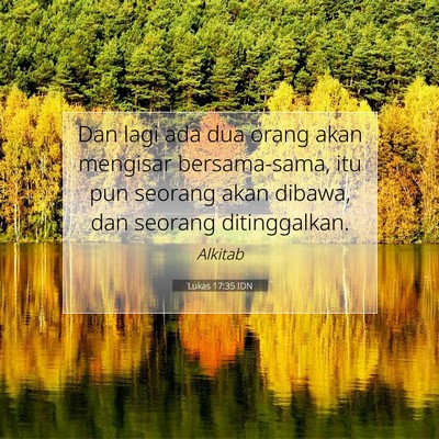 Lukas 17:35 Ayat Alkitab Dijelaskan