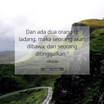 Lukas 17:36 Ayat Alkitab Dijelaskan
