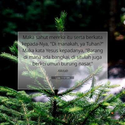 Lukas 17:37 IDN Gambar Ayat Alkitab