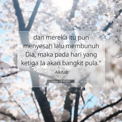 Lukas 18:33 Ayat Alkitab Dijelaskan