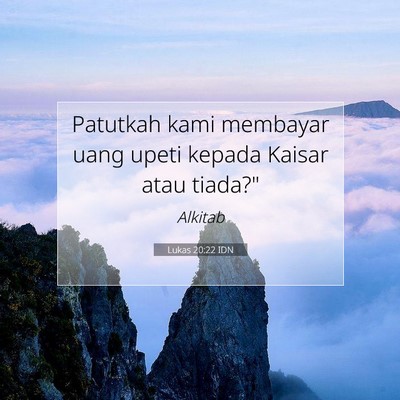 Lukas 20:22 Ayat Alkitab Dijelaskan