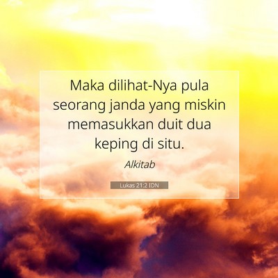 Lukas 21:2 Ayat Alkitab Dijelaskan