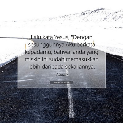 Lukas 21:3 Ayat Alkitab Dijelaskan