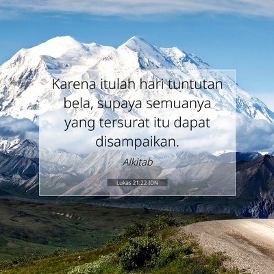 Lukas 21:22 IDN Gambar Ayat Alkitab