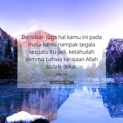 Lukas 21:31 Ayat Alkitab Dijelaskan
