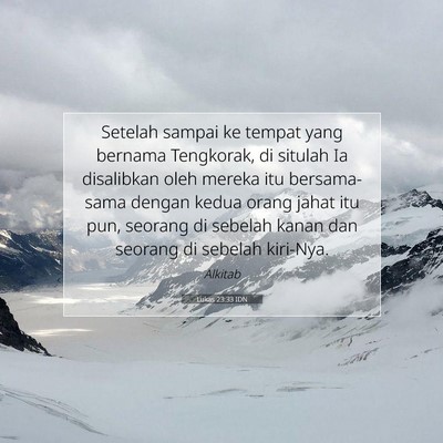 Lukas 23:33 Ayat Alkitab Dijelaskan