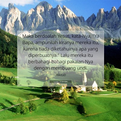 Lukas 23:34 IDN Gambar Ayat Alkitab