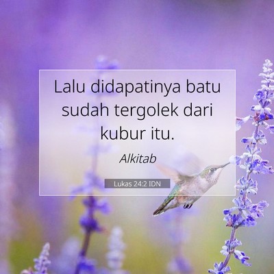 Lukas 24:2 Ayat Alkitab Dijelaskan