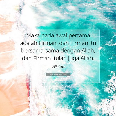 Yohanes 1:1 IDN Gambar Ayat Alkitab