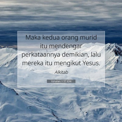 Yohanes 1:37 Ayat Alkitab Dijelaskan
