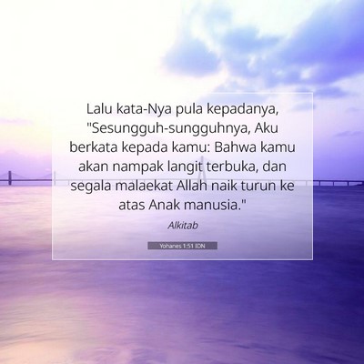 Yohanes 1:51 IDN Gambar Ayat Alkitab