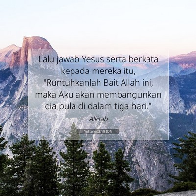 Yohanes 2:19 IDN Gambar Ayat Alkitab