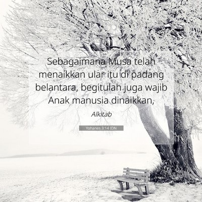 Yohanes 3:14 IDN Gambar Ayat Alkitab