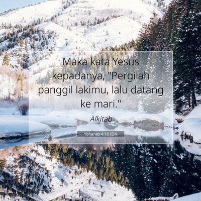 Yohanes 4:16 Ayat Alkitab Dijelaskan