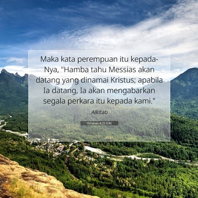 Yohanes 4:25 IDN Gambar Ayat Alkitab
