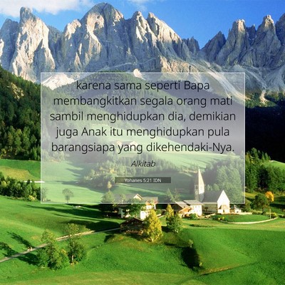 Yohanes 5:21 IDN Gambar Ayat Alkitab