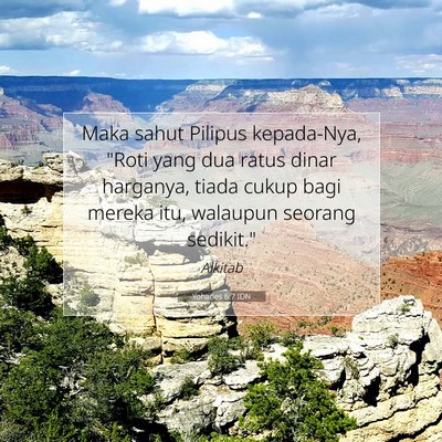 Yohanes 6:7 Ayat Alkitab Dijelaskan