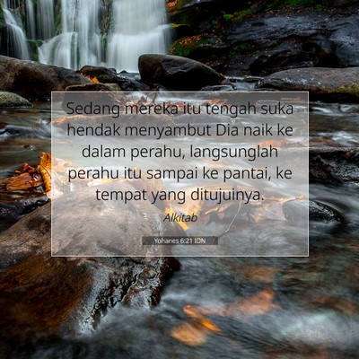 Yohanes 6:21 Ayat Alkitab Dijelaskan