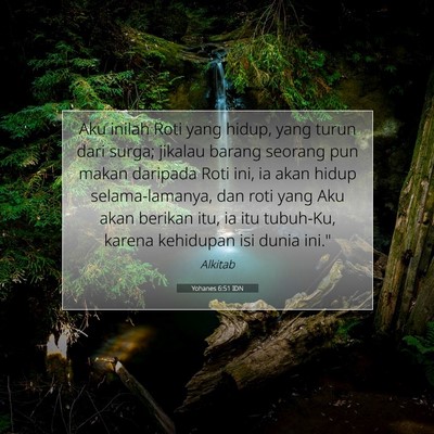 Yohanes 6:51 Ayat Alkitab Dijelaskan