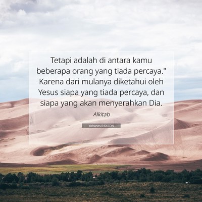 Yohanes 6:64 Ayat Alkitab Dijelaskan