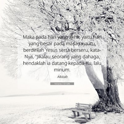 Yohanes 7:37 IDN Gambar Ayat Alkitab