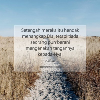 Yohanes 7:44 Ayat Alkitab Dijelaskan