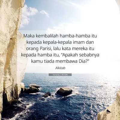 Yohanes 7:45 Ayat Alkitab Dijelaskan