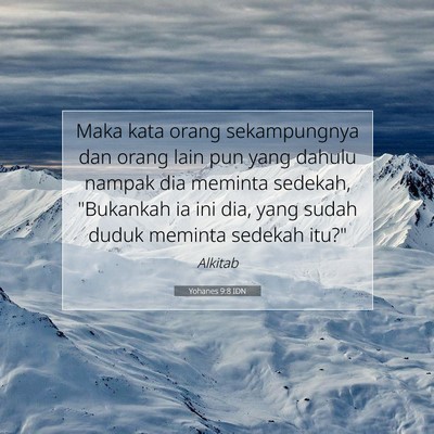 Yohanes 9:8 Ayat Alkitab Dijelaskan
