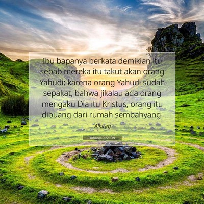 Yohanes 9:22 IDN Gambar Ayat Alkitab