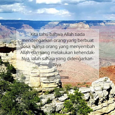 Yohanes 9:31 IDN Gambar Ayat Alkitab