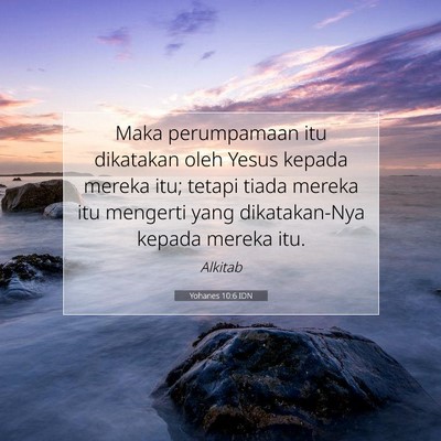 Yohanes 10:6 Ayat Alkitab Dijelaskan