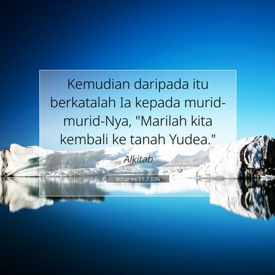 Yohanes 11:7 IDN Gambar Ayat Alkitab