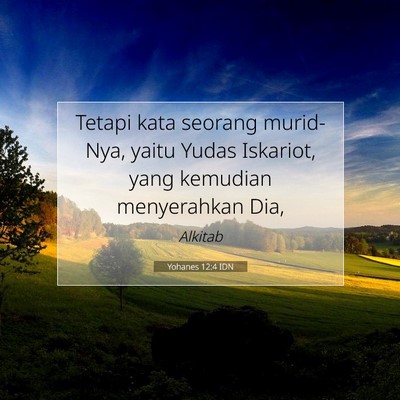 Yohanes 12:4 Ayat Alkitab Dijelaskan