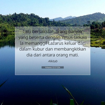 Yohanes 12:17 IDN Gambar Ayat Alkitab