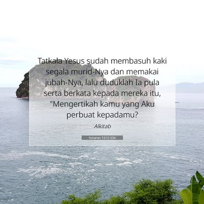 Yohanes 13:12 Ayat Alkitab Dijelaskan